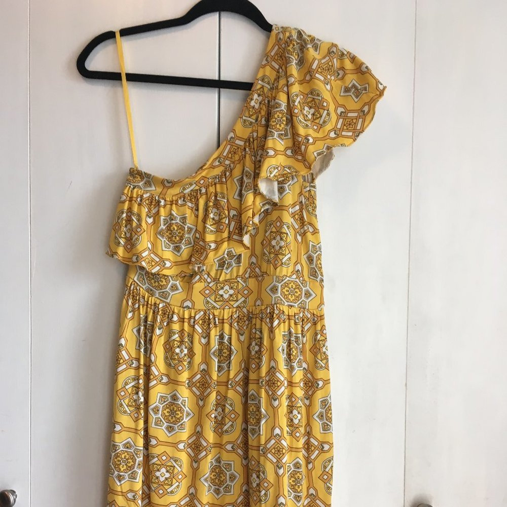 JUICY COUTURE "Jackie" silk ruffle sundress M